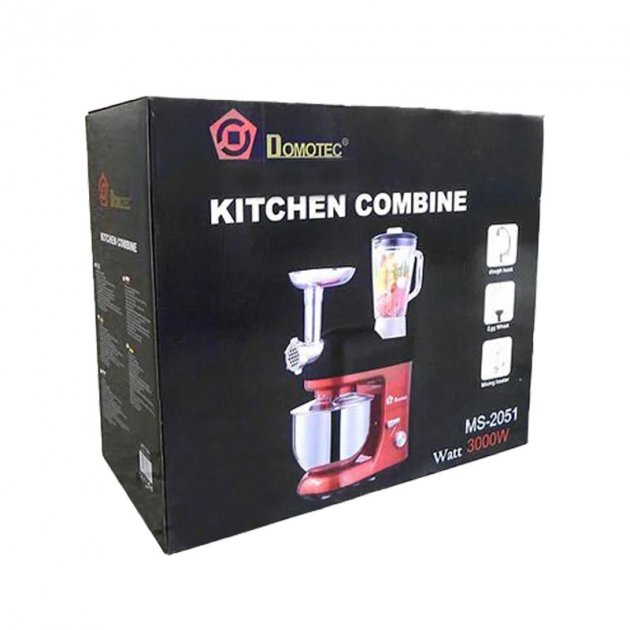 Кухонний комбайн 3 в 1 Domotec MS-2051 Тістоміс М'ясорубка - мініатюра 5