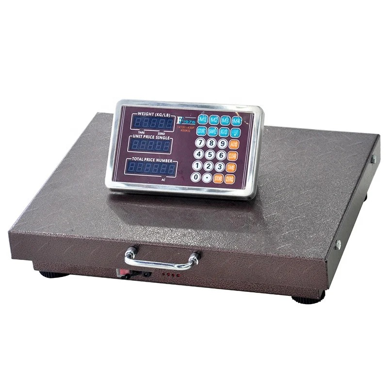 Ваги торговельні бездротові Nokasonic NK 600 Kg Електронні платформні вантажні ваги до 600 кг