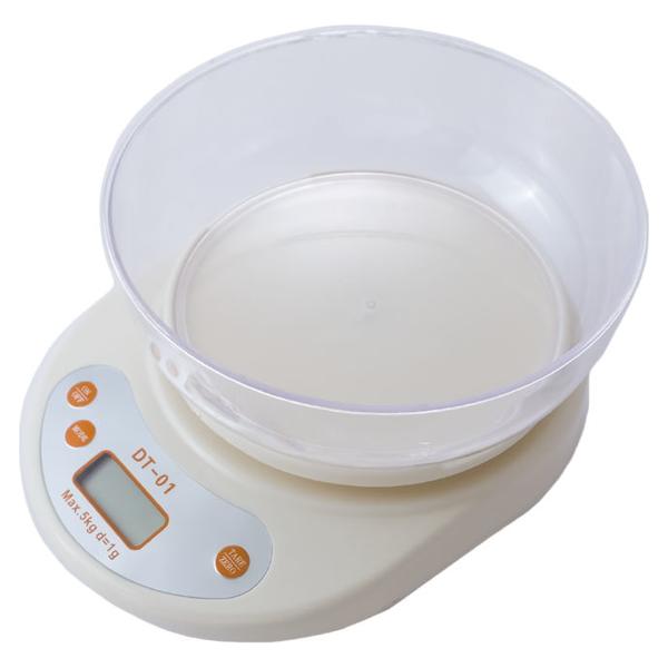 Ваги кухонні домашні господарські з чашею D&T DT-01