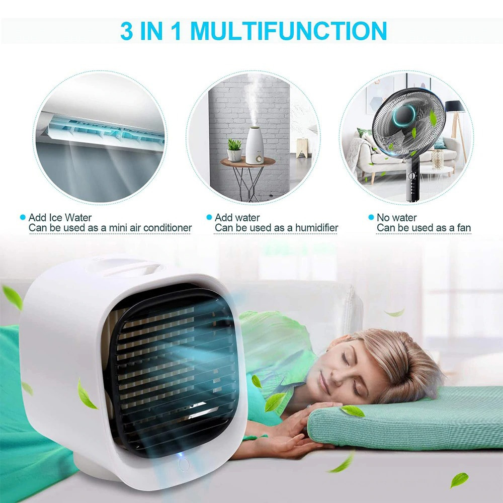 Переносний міні кондиціонер Air Cooler - мініатюра 3