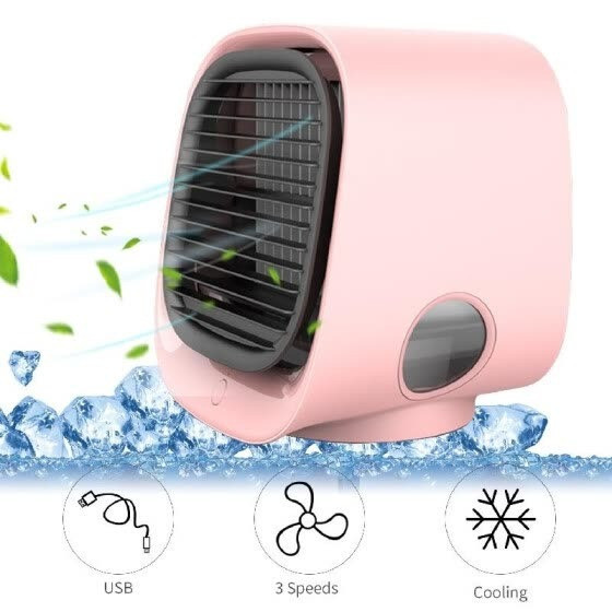 Переносний міні кондиціонер Air Cooler - мініатюра 4
