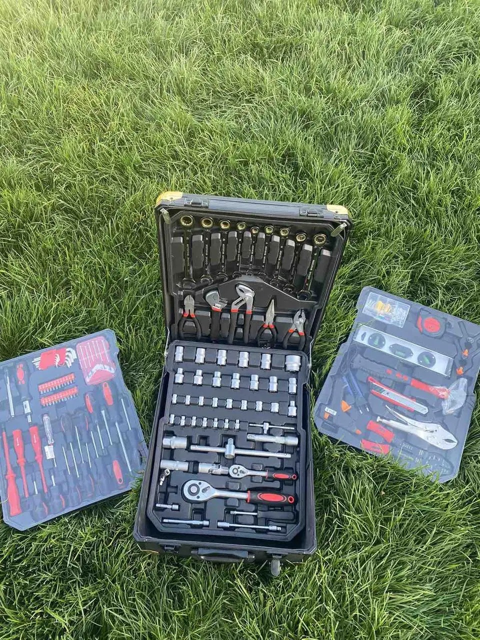 Великий професійний набір інструментів у валізі 408 предметів - мініатюра 3