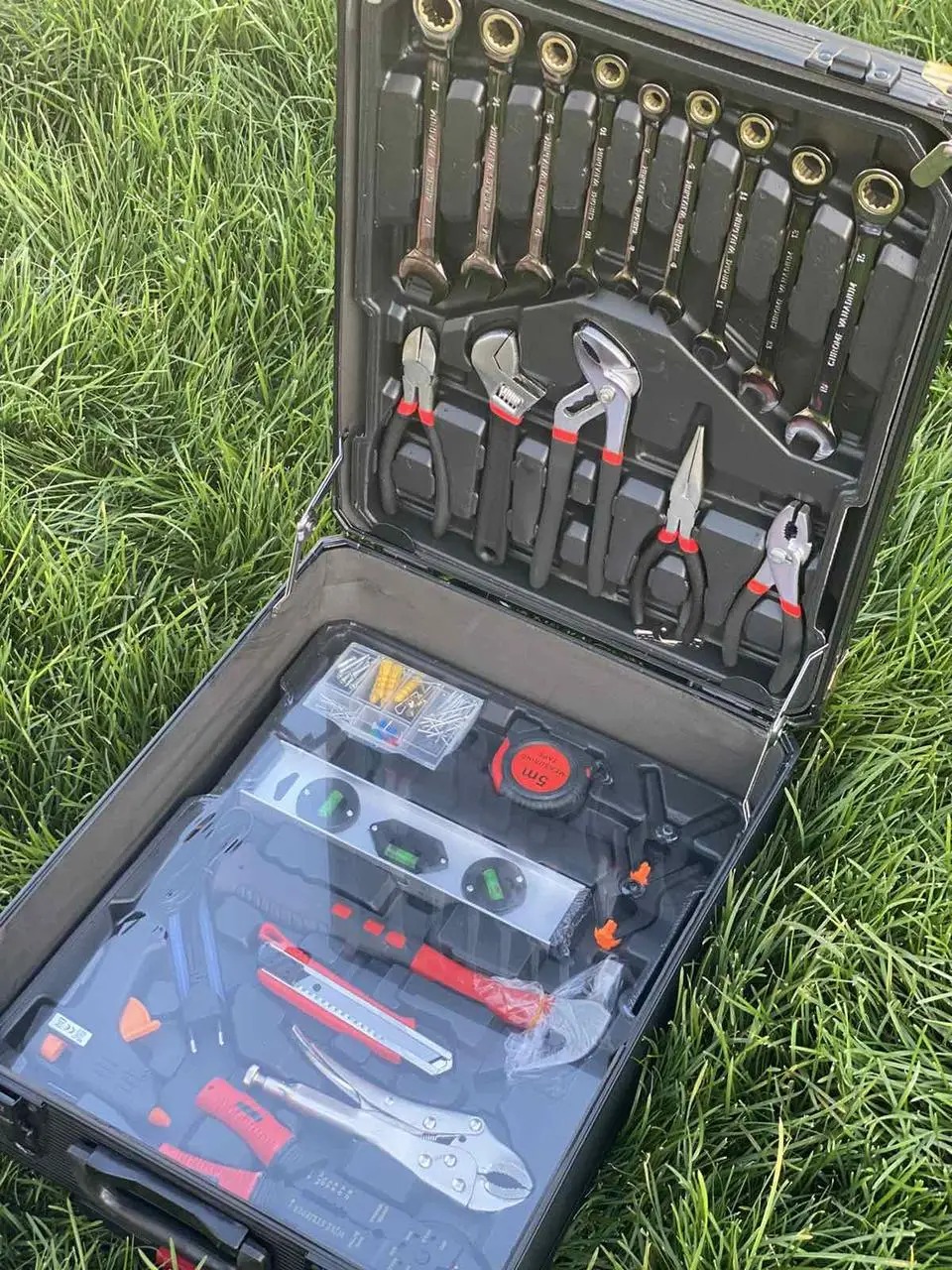 Великий професійний набір інструментів у валізі 408 предметів - мініатюра 4