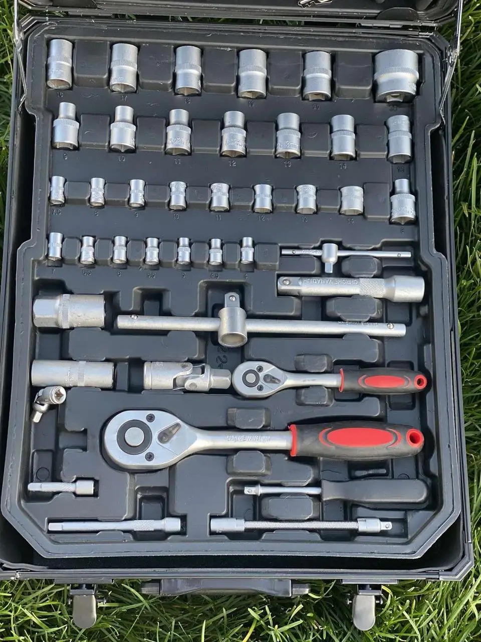 Великий професійний набір інструментів у валізі 408 предметів - мініатюра 5