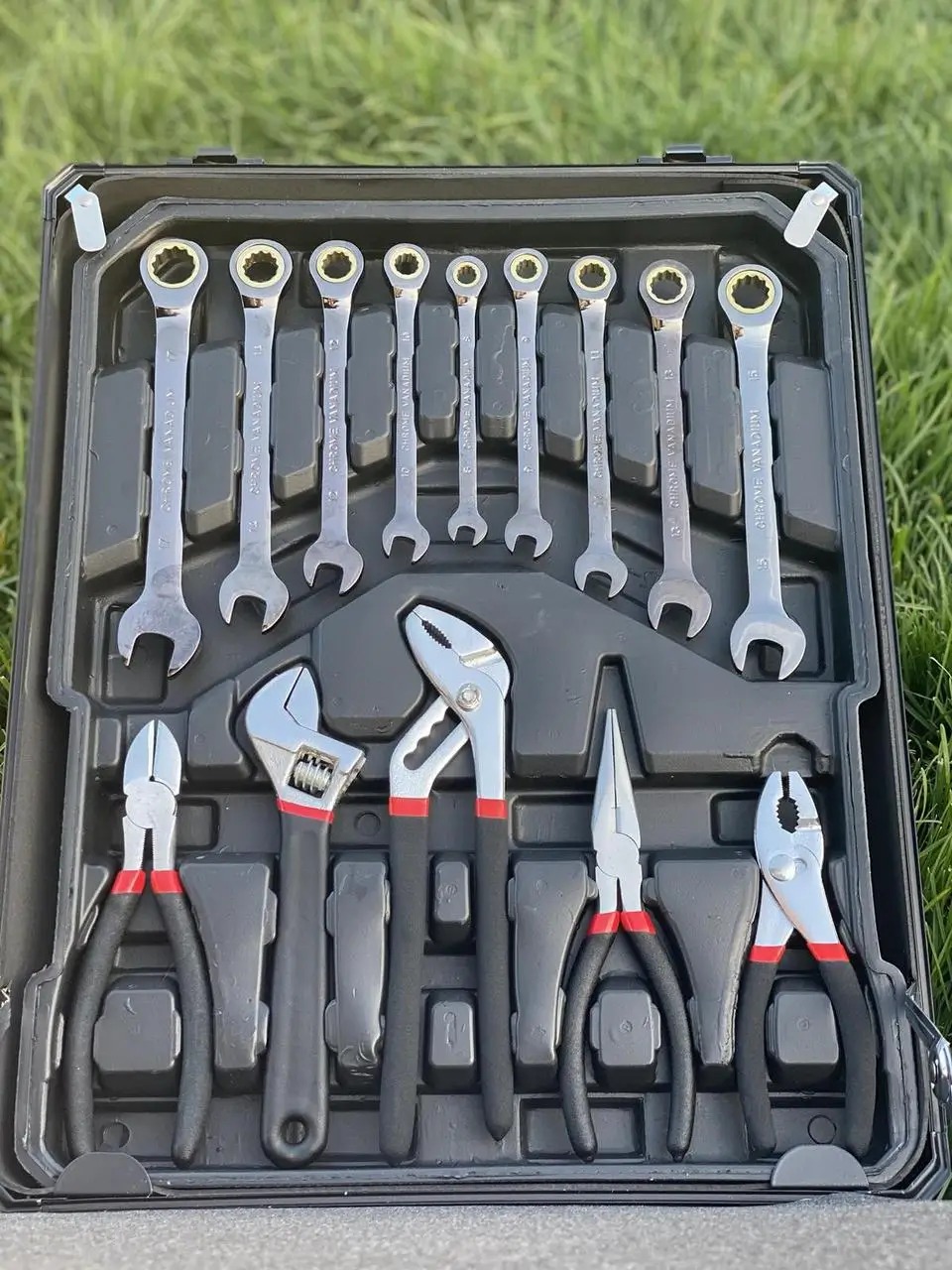Великий професійний набір інструментів у валізі 408 предметів - мініатюра 6
