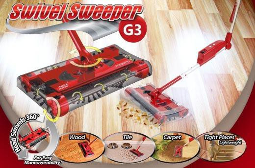 Багатофункціональний електровіник 5 в 1 SWIVEL SWEEPER - мініатюра 4