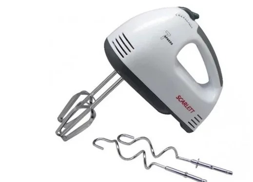 Ручний кухонний міксер Scarlett HE-133, 7 швидкостей збивання - мініатюра 2