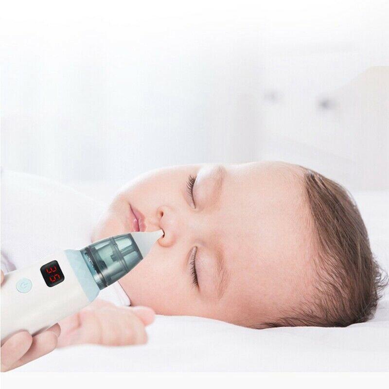 Аспіратор дитячий акумуляторний 2-в-1 з LED дисплеєм та регулятором потужності BABY NOSE - мініатюра 4