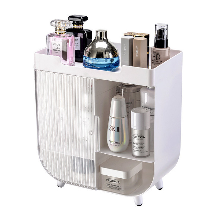 Органайзер для косметики W-8 · Шафка для зберігання косметики · Кейс косметичний білий