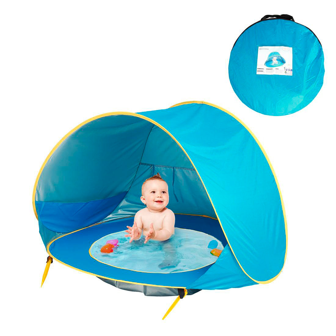 Намет дитячий пляжний з басейном 117х79 см - мініатюра 6