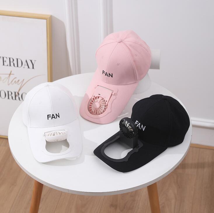 Літня кепка з вентилятором - мініатюра 2