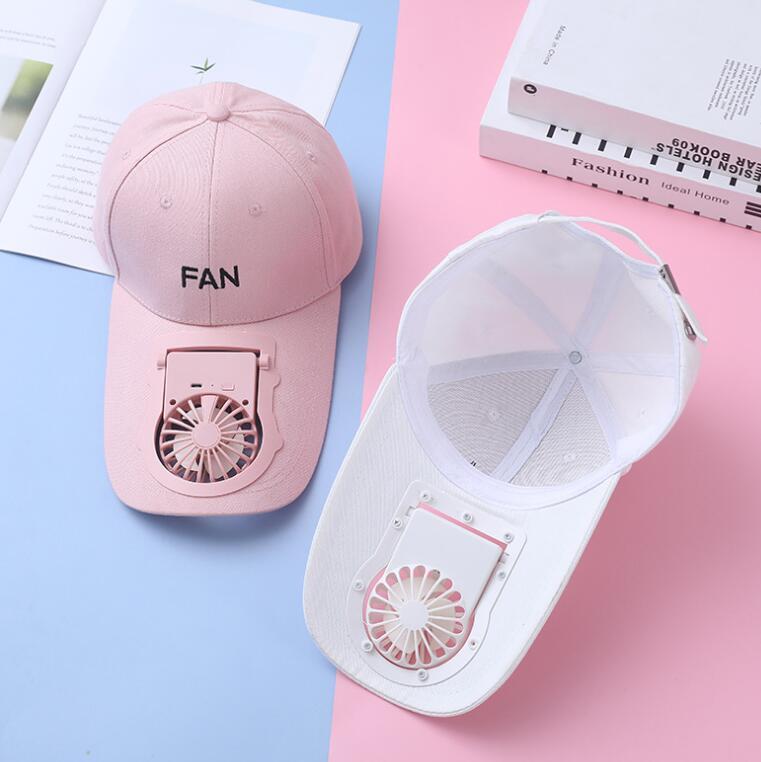 Літня кепка з вентилятором - мініатюра 3