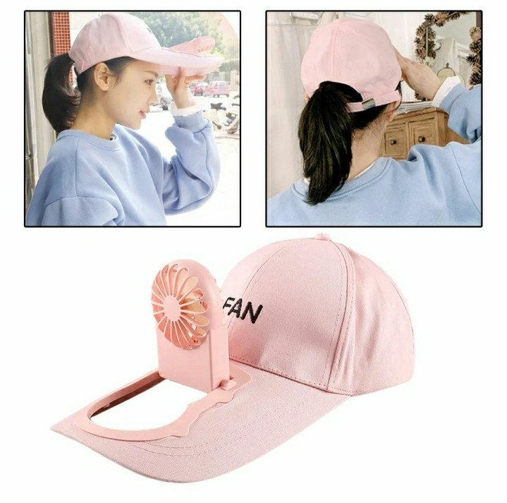 Літня кепка з вентилятором - мініатюра 6