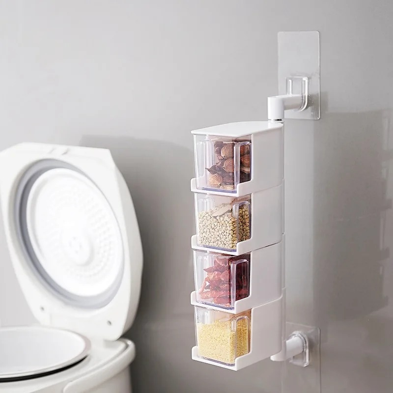 Кухонний настінний контейнер для спецій та круп - мініатюра 2