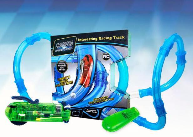 Трубопровідний автомобільний трек · Перегони у трубі Chariots Speed ​​Pipes · Трубопровідні гонки – автотрек 37 деталей