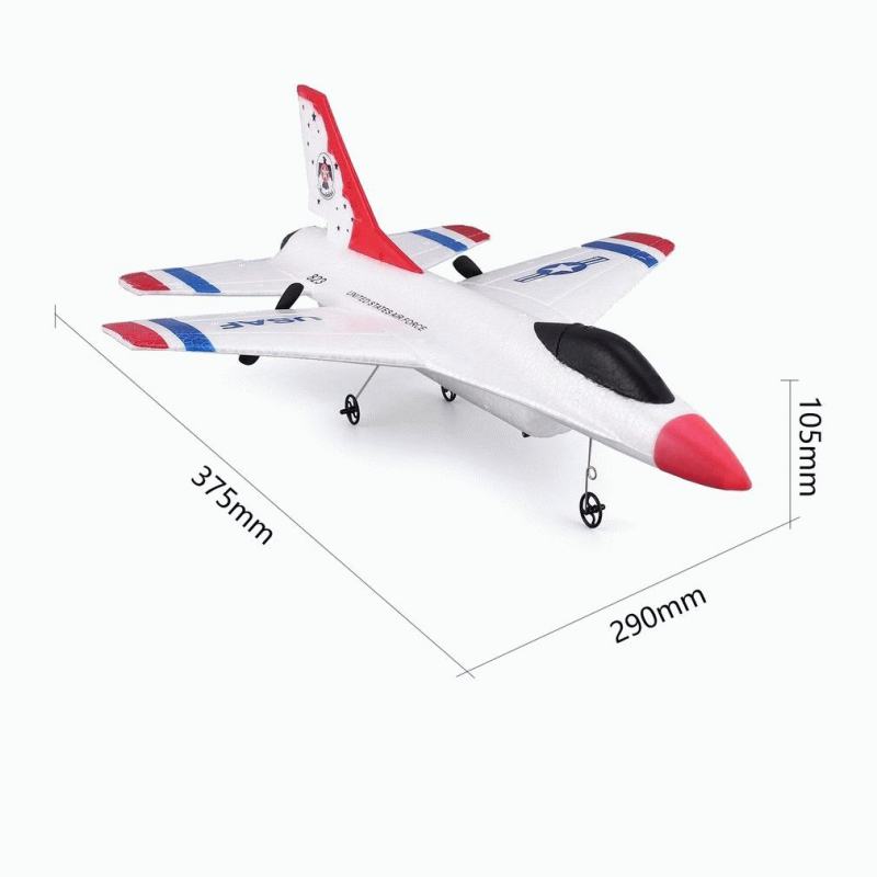Радіокерований літак FX-823 на радіокеруванні з акумулятором USB зарядка - мініатюра 6