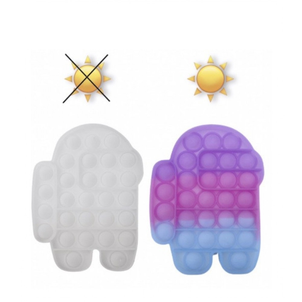 POP IT міняючий колір на сонці · Іграшка – антистрес Popit · Сенсорна пухирка Поп Іт Попит Хамелеон