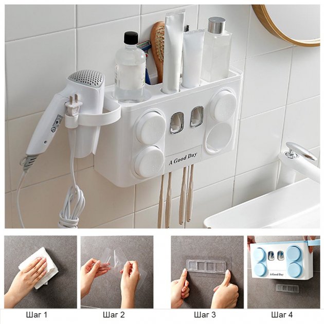 Органайзер для ванної кімнати - мініатюра 5