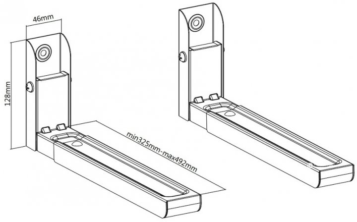 Кронштейн для мікрохвильової печі - мініатюра 2