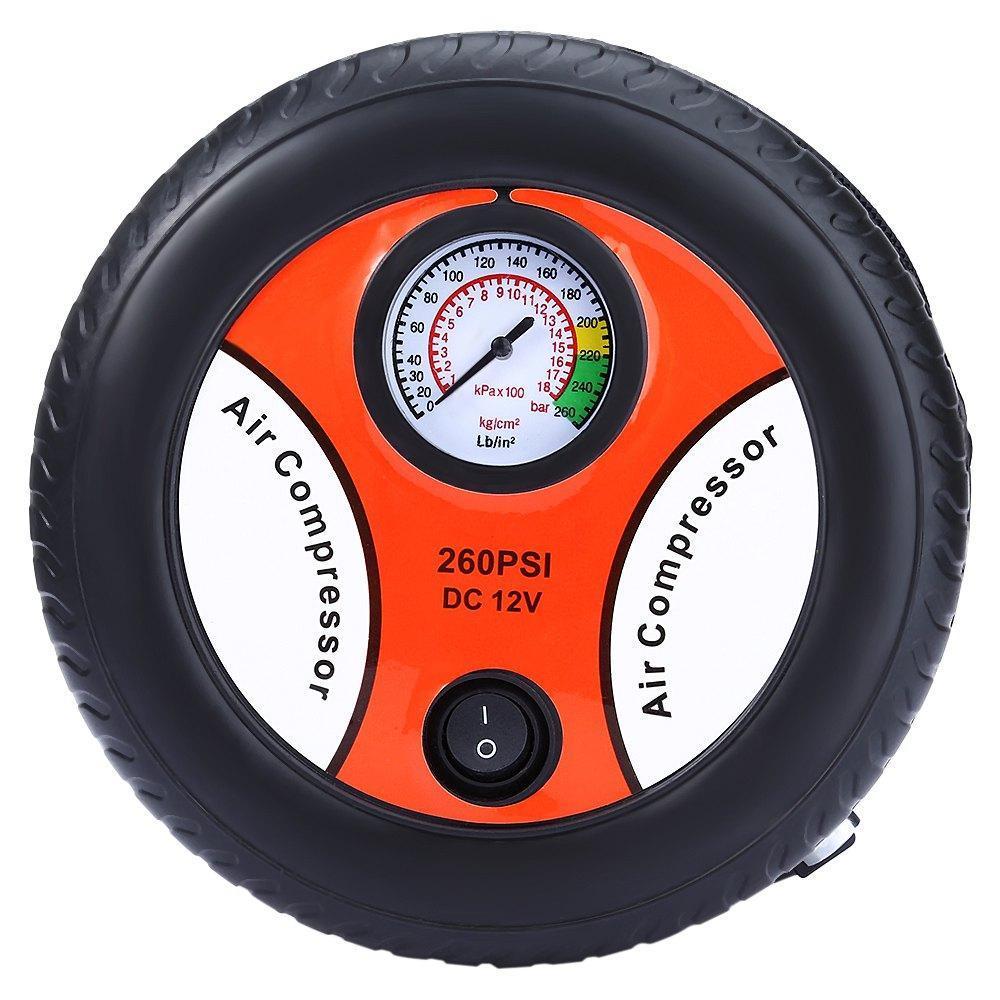 Компресор автомобільний портативний Міні КОЛЕСО Air Pump 250 psi - мініатюра 2