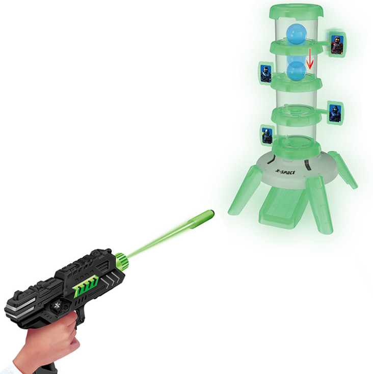 Тир - вежа Dark Wars Пістолет з цілями для прицільної стрілянини Інтерактивна дитяча гра B3240G - мініатюра 3