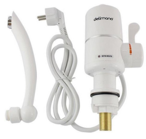 Бойлер - кран Delimano MW-27 ∙ Проточний водонагрівач ∙ Нижнє підключення - мініатюра 2