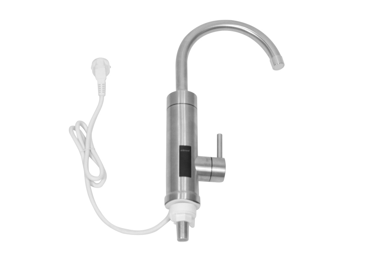 Проточний водонагрівач з дисплеєм Delimano RX-016 ∙ Хромований метал - мініатюра 2