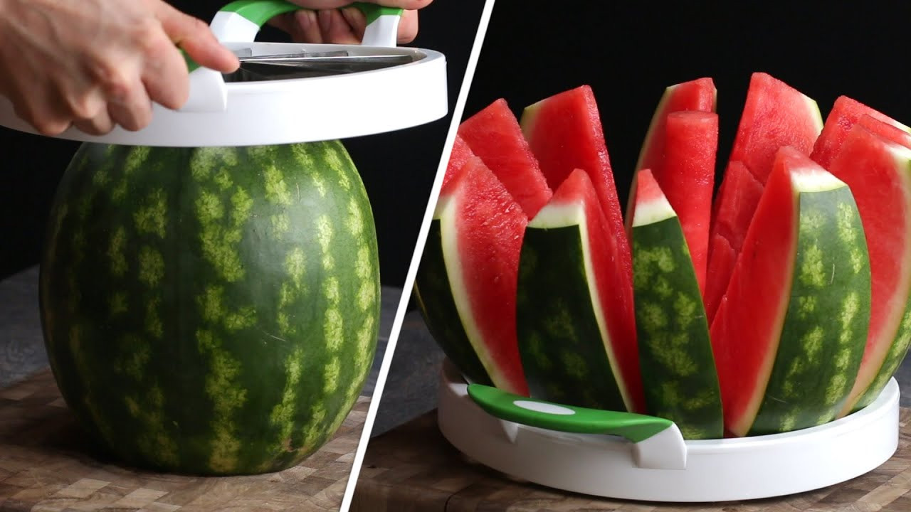 Круглий ніж для нарізання кавуна, дині, ананаса WATERMELON CUTTER ∙ Арбузорізка ∙ Динерізка ∙ - мініатюра 3