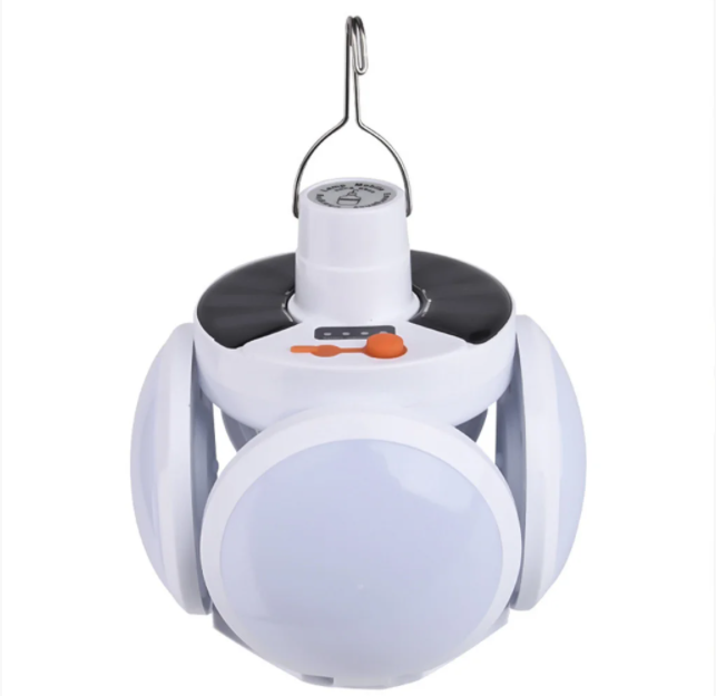 Лампа мобільна бездротова для аварійної зарядки на сонячній батареї Magic Cool Camping Light ∙ Аварійна лампа ∙ Аварійне світло ∙ Лампа для кемпінгу, туризму, дачі