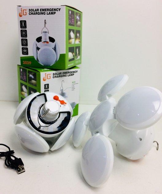 Лампа мобільна бездротова для аварійної зарядки на сонячній батареї Magic Cool Camping Light ∙ Аварійна лампа ∙ Аварійне світло ∙ Лампа для кемпінгу, туризму, дачі - мініатюра 6