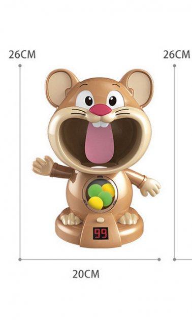 Повітряний тир "Мишеня" Інтерактивна гра для дітей Joy Acousto-Optic Hamster 1970A - мініатюра 6