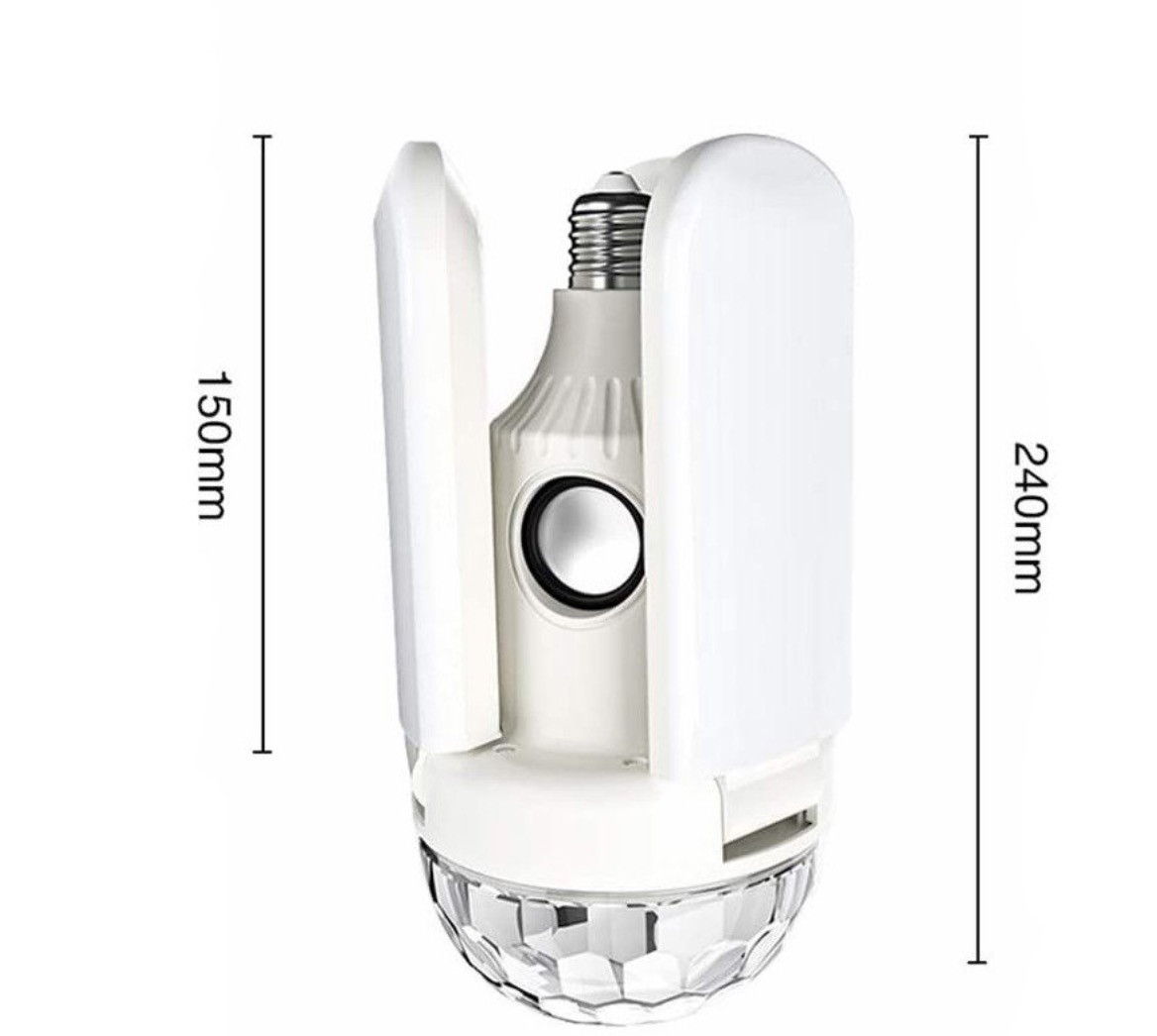 Музична LED дисколампа з Bluetooth і обертанням - мініатюра 2