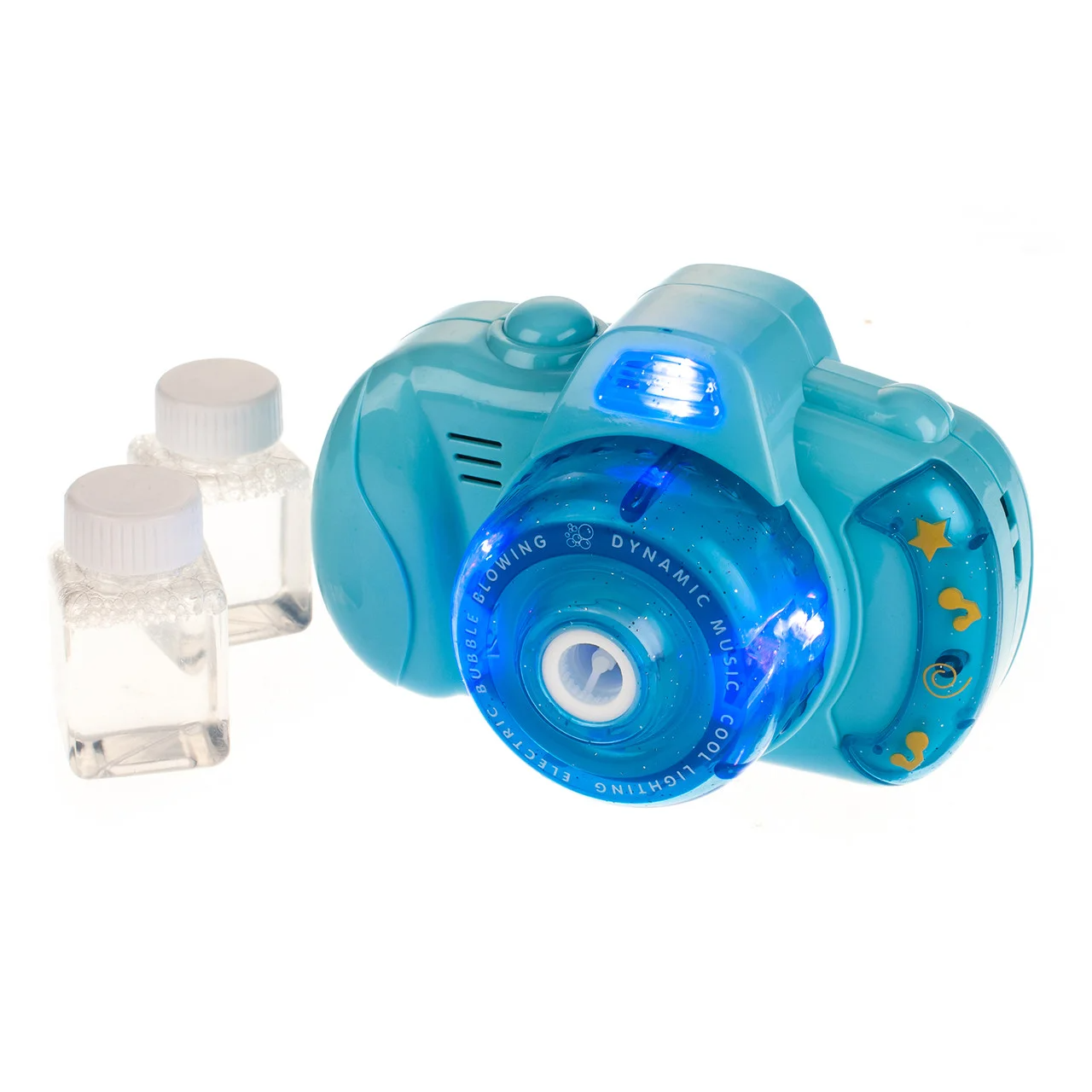 Фотоапарат для створення мильних бульбашок Bubble Camera ∙ Дитяча Баббл Камера - генератор бульбашок рожева/блакитна - мініатюра 3