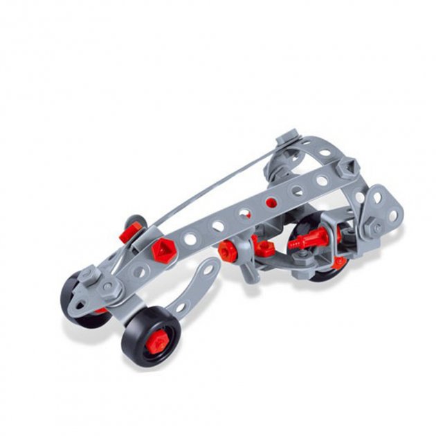 Дитячий гвинтовий металевий конструктор 12 в 1 скрепер із шуруповертом TU LE HUI Diy Models 282 елемента - мініатюра 6