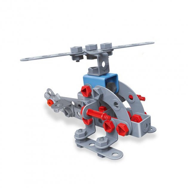 Дитячий гвинтовий металевий конструктор 12 в 1 скрепер із шуруповертом TU LE HUI Diy Models 282 елемента - мініатюра 7