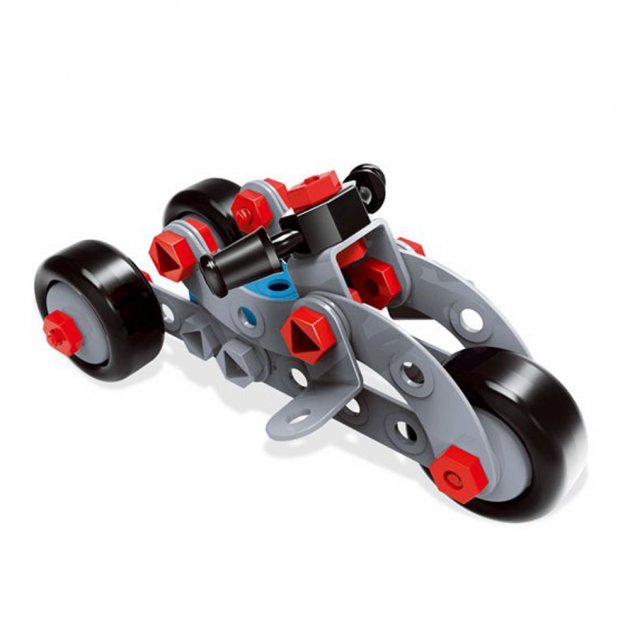 Дитячий гвинтовий металевий конструктор 12 в 1 скрепер із шуруповертом TU LE HUI Diy Models 282 елемента - мініатюра 8