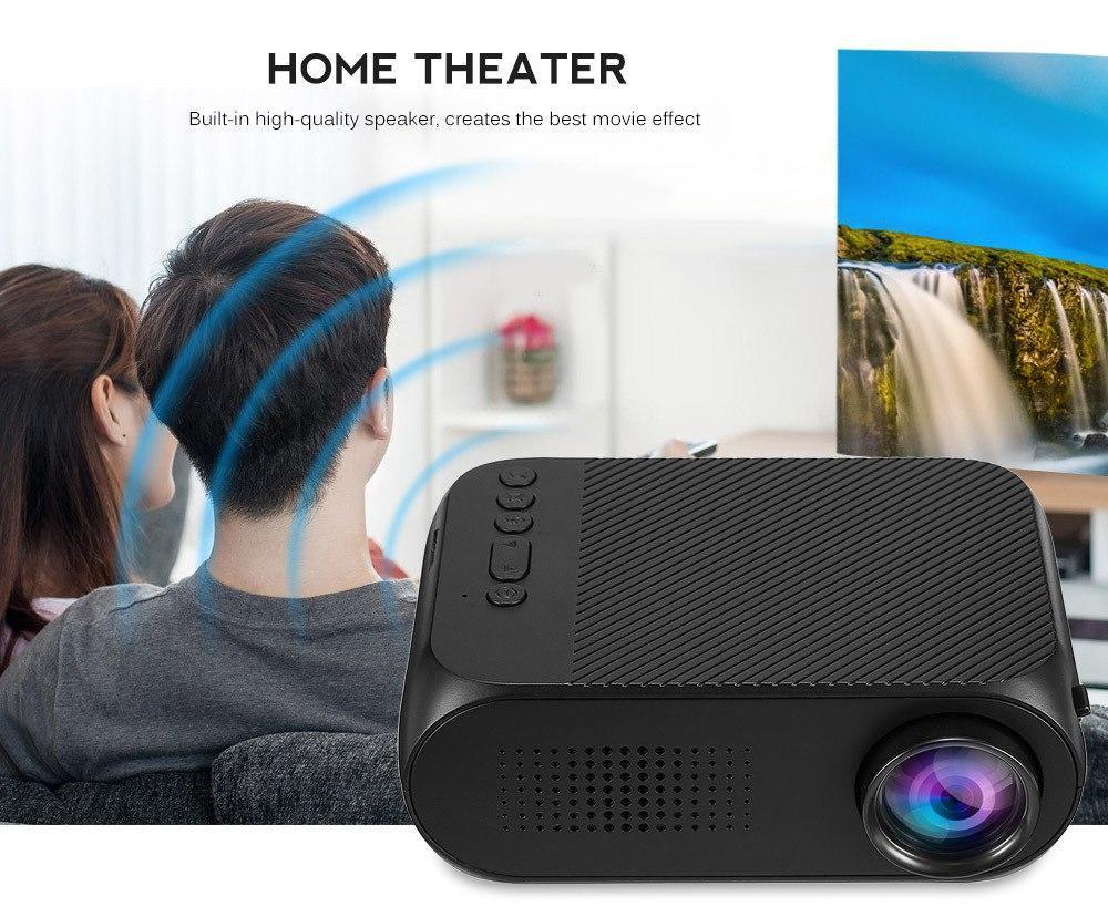 Портативний проектор Led Projector YG320 Mini мультимедійний з динаміком - мініатюра 5