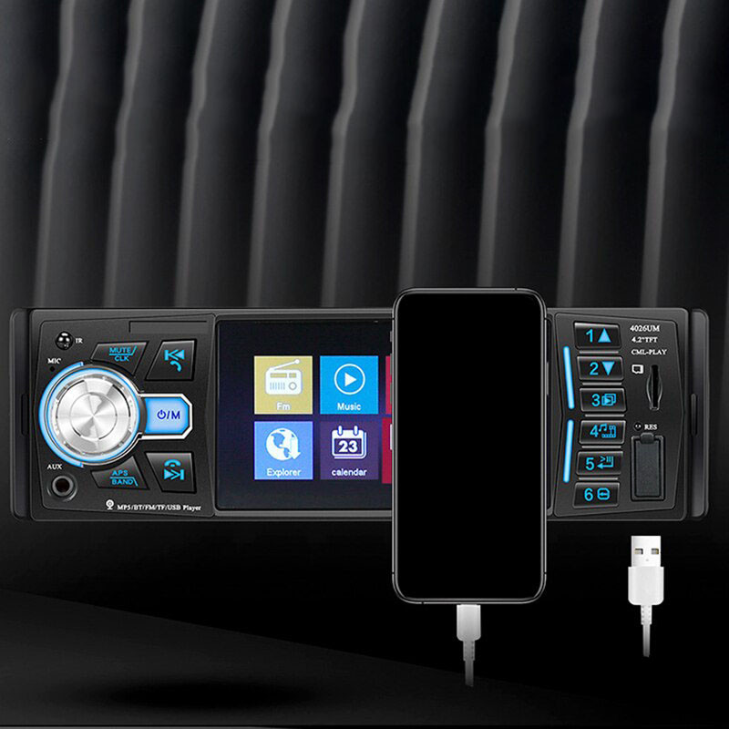 Автомагнітола 1DIN MP5 4026UM ∙ Магнітола універсальна з Bluetooth - мініатюра 7