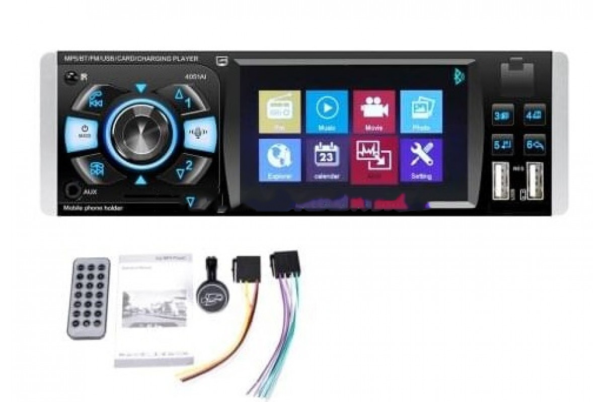 Автомагнітола 4051 AI 1Din ∙ Магнітола універсальна з екраном 4.1" DIVX + MP5 + USB + SD + Bluetooth - мініатюра 3
