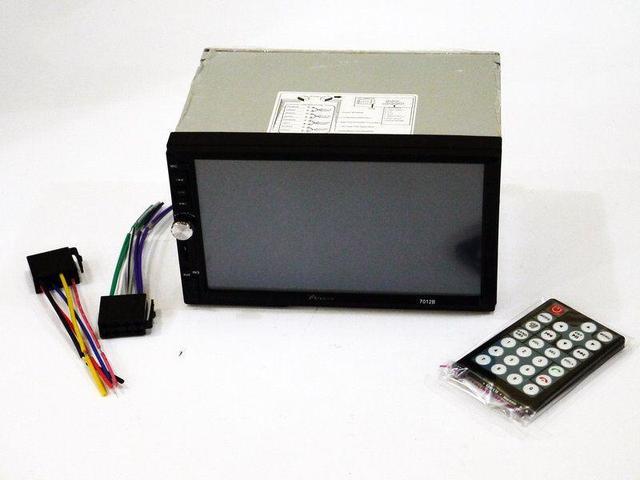Автомобільна магнітола MP5 2DIN 7012 USB Bluetooth Автомагнітола універсальна з рамкою + Пульт дистанційного керування + Пульт на кермо - мініатюра 6