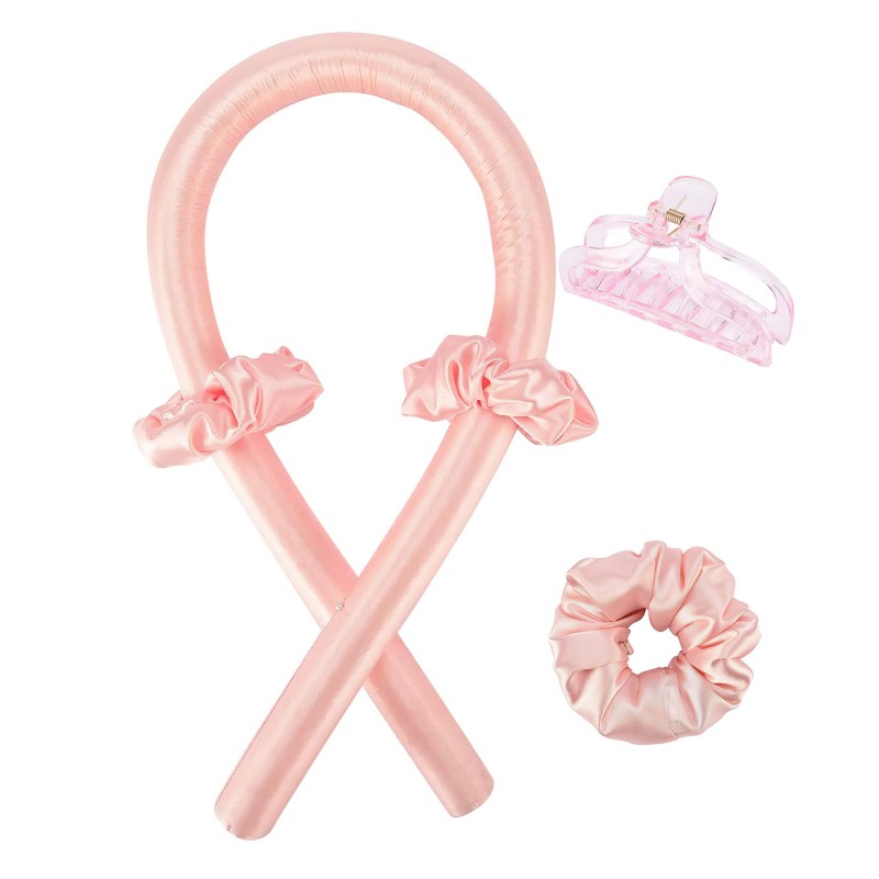 Шовкова стрічка – бігуді для укладки волосся та створення локонів М'яка хвиля ∙ Обруч – джгут для накрутки завивки волосся - мініатюра 2