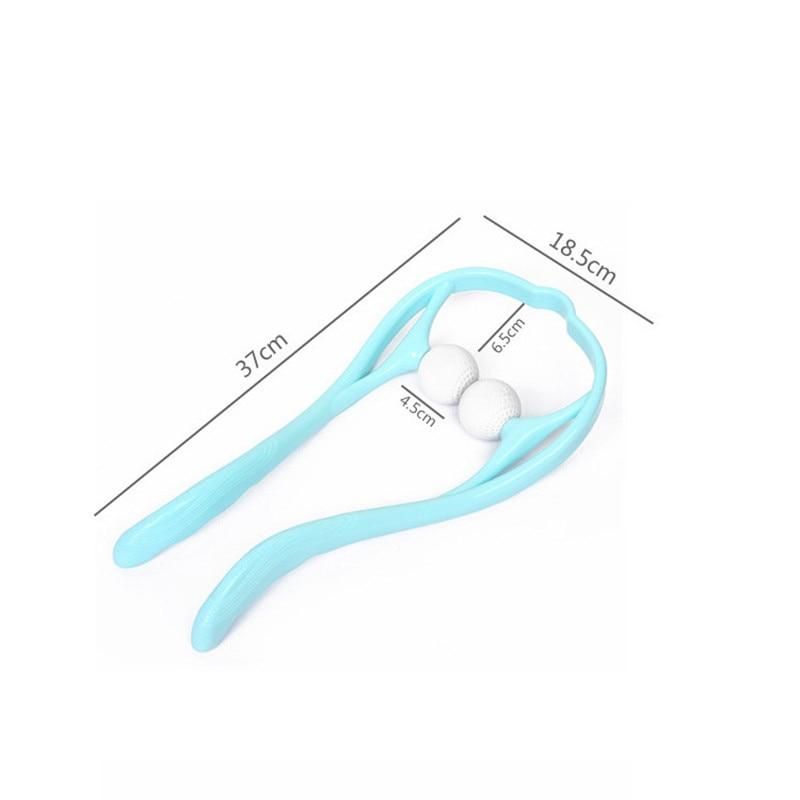 Ручний роликовий масажер для шиї Hexiang Neck Massager для зняття втоми та напруги - мініатюра 5