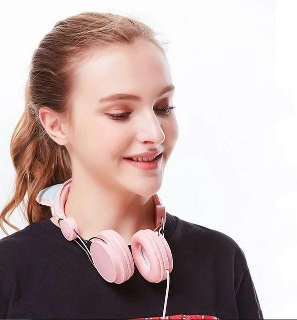 Дитячі бездротові навушники Єдиноріг Unicorn Wireless headSet AH-808 ∙ Bluetooth 5.0 ∙ USB ∙ HD звук ∙ Складні ∙ Регульований розмір - мініатюра 3