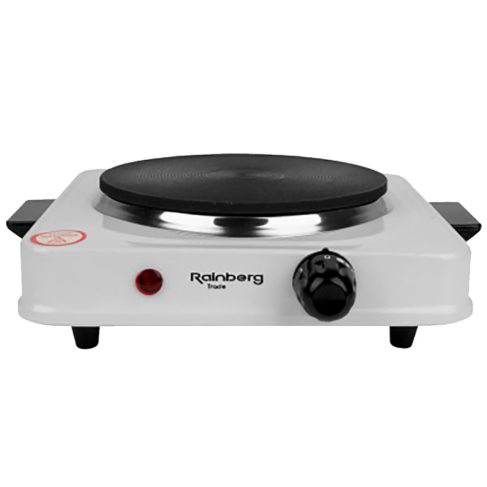 Електроплита одноконфоркова Rainberg RB-777 1200 Вт ∙ Електрична плита компактна переносна на одну конфорку - мініатюра 2
