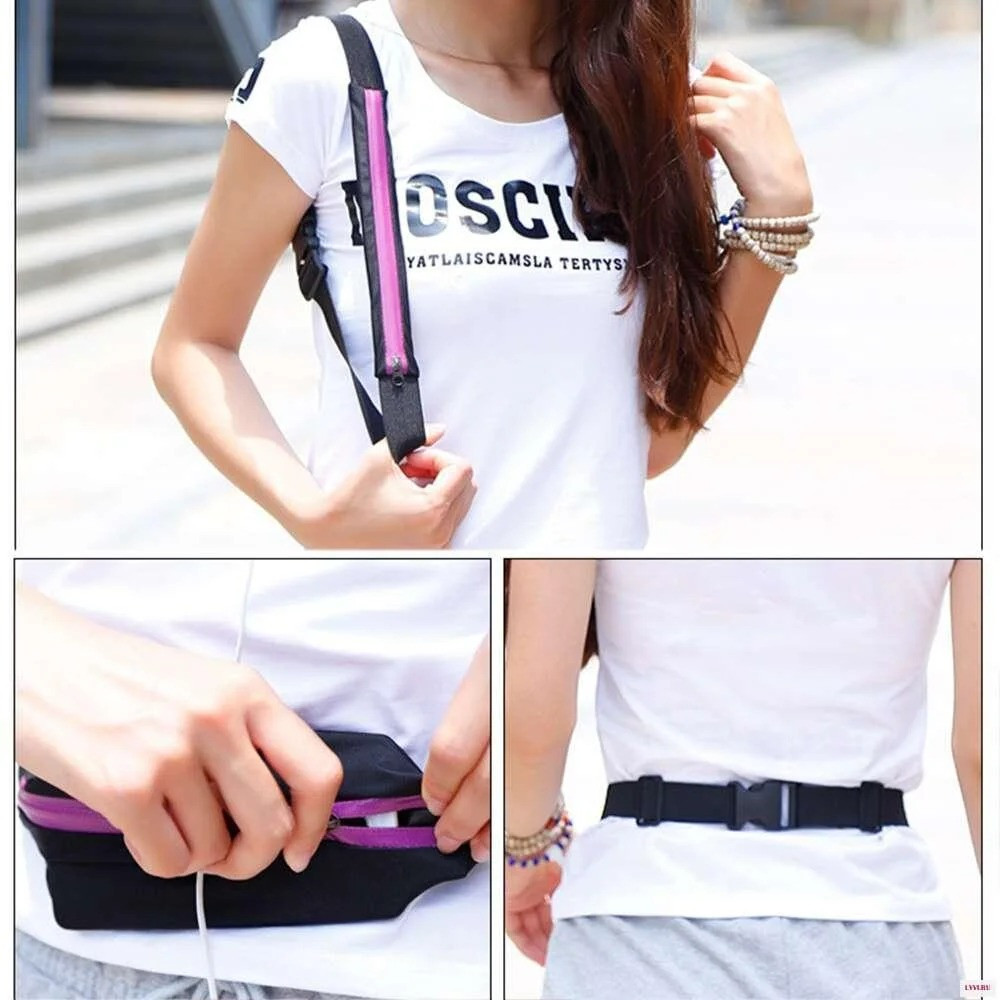 Спортивна поясна сумка Go Runners Pocket Belt для бігу ∙ Спортивний органайзер - бананка на пояс з кишенями - мініатюра 3