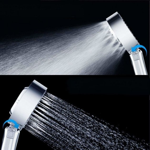 Двостороння душова лійка з відсіком для гелю / шампуню Multifunctional Faucet ∙ Лійка – насадка для душу ∙ 3 режими - мініатюра 3