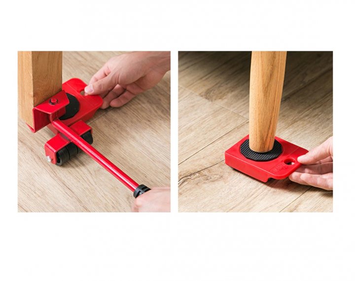 Набір для переміщення меблів та важких предметів Furniture Mover Rollers - мініатюра 8