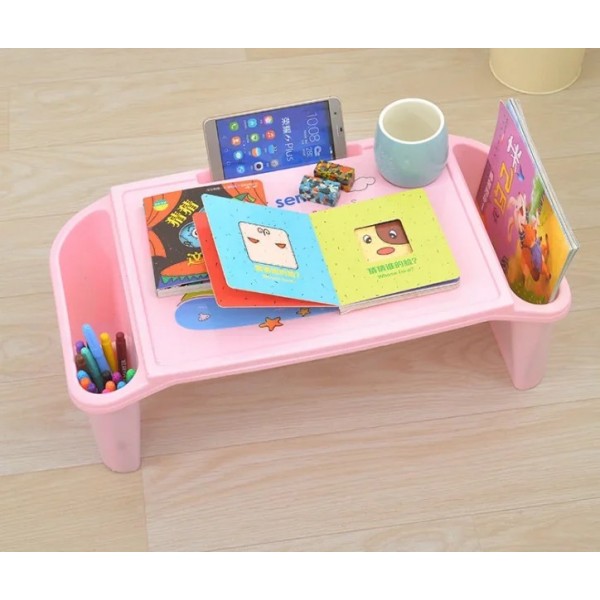 Стіл – органайзер дитячий універсальний Arivans ∙ Столик для дитини функціональний з комірками та тримачем планшета/смартфона 55х30х22 см - мініатюра 2