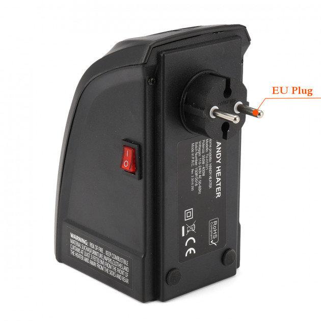 Портативний міні обігрівач ∙ Електрообігрівач ∙ Тепловентилятор Handy Heater 400W 11453 - мініатюра 3