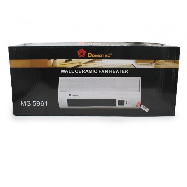 Тепловентилятор Domotec MS-5961 ∙ Обігрівач настінний електричний ∙ Тепловий вентилятор Повітряна завіса для дому 2000 Вт - мініатюра 5